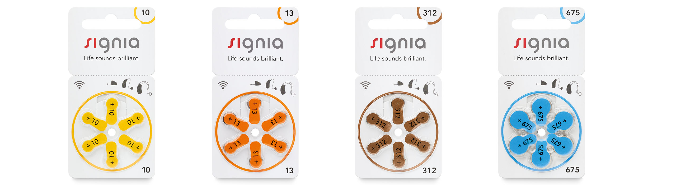 Signia hearing aid batteries come in all sizes for every hearing aid.